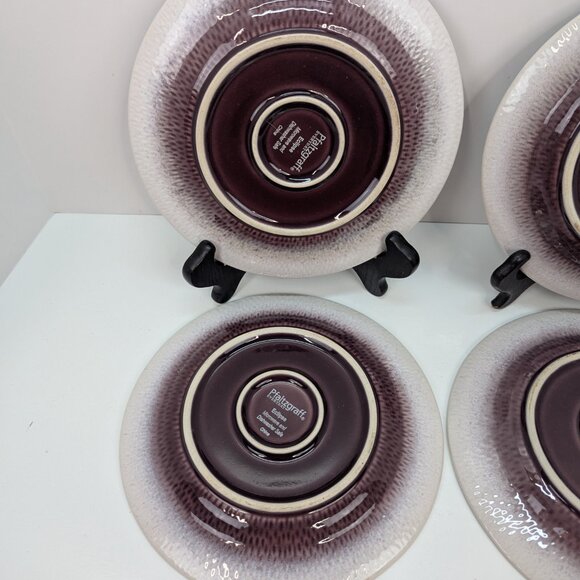 Pfaltzgraff Stoneware Eclipse Plum 11 Inch Dinner Plate Replacement Lot of 2 - Picture 8 of 11